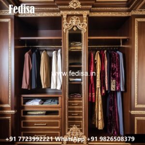 Elegant White Wardrobe Design Inspiration No-2736