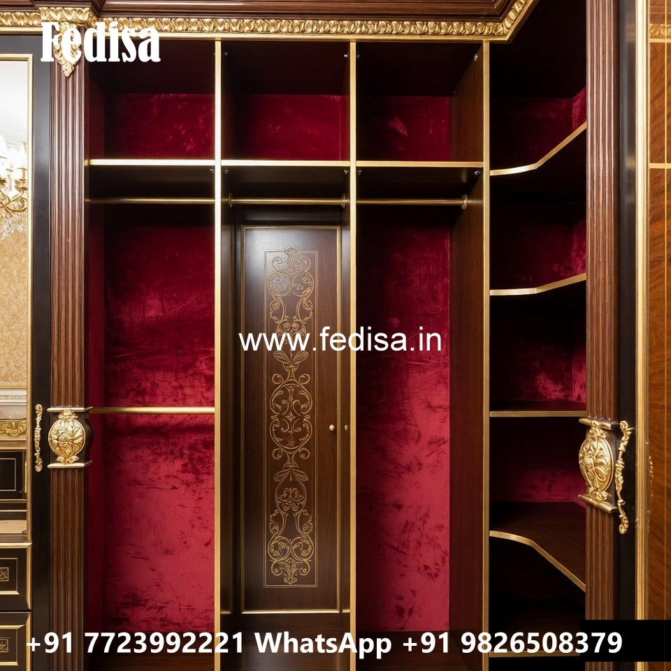 Modern Wardrobe Design with Hidden Storage No-2738