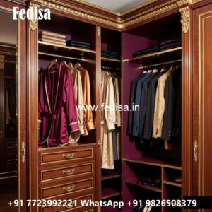 Smart Wardrobe Design with Space Optimization No-2804