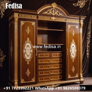 Sliding Wardrobe Design with Elegant Finish No-2816