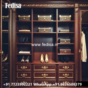 Contemporary Wardrobe Design with LED Features No-2818