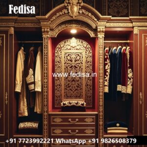 Elegant Wooden Wardrobe Design Trends No-2833