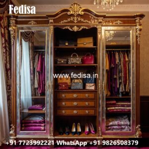 Luxury Wardrobe Design with Elegant Layout No-2845