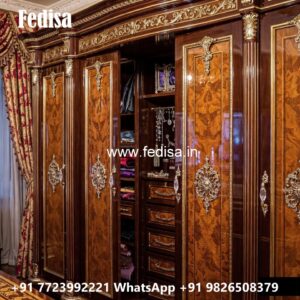 Modern Wardrobe Design with Custom Features No-2846