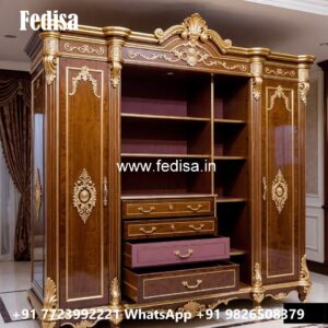 Modern Wardrobe Design with Elegant Decor No-2855