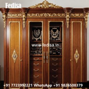Stylish Wardrobe Design for Spacious Bedrooms No-2871