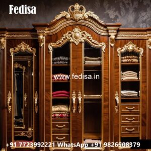 Elegant Wardrobe Design with LED Accents No-2879