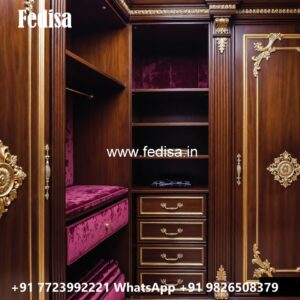Premium Wardrobe Design with Glass Elements No-2911