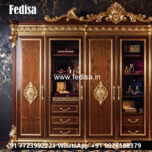 Premium Sliding Wardrobe Design with Mirrors No-2929