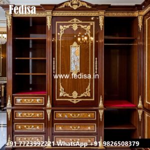 Elegant Sliding Wardrobe Design with Smart Storage No-2957