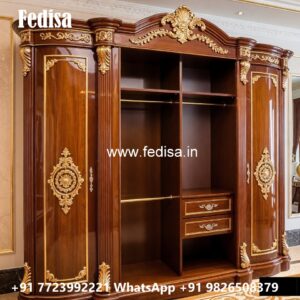 Luxury Wardrobe Design with Premium Glass Doors No-2958