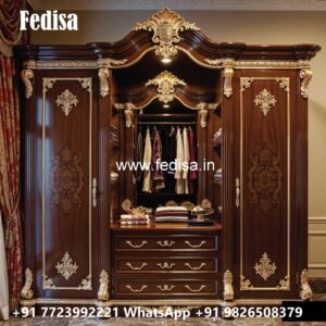 Contemporary Wardrobe Design with Mirror Panels No-2972