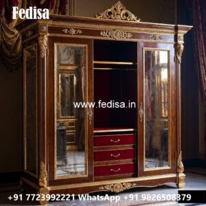 Premium Wardrobe Design with Elegant Wooden Finish No-2979