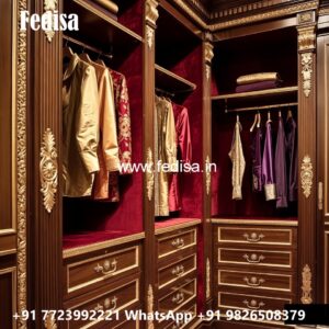 Stylish Wardrobe Design with Luxury Storage Features No-2996