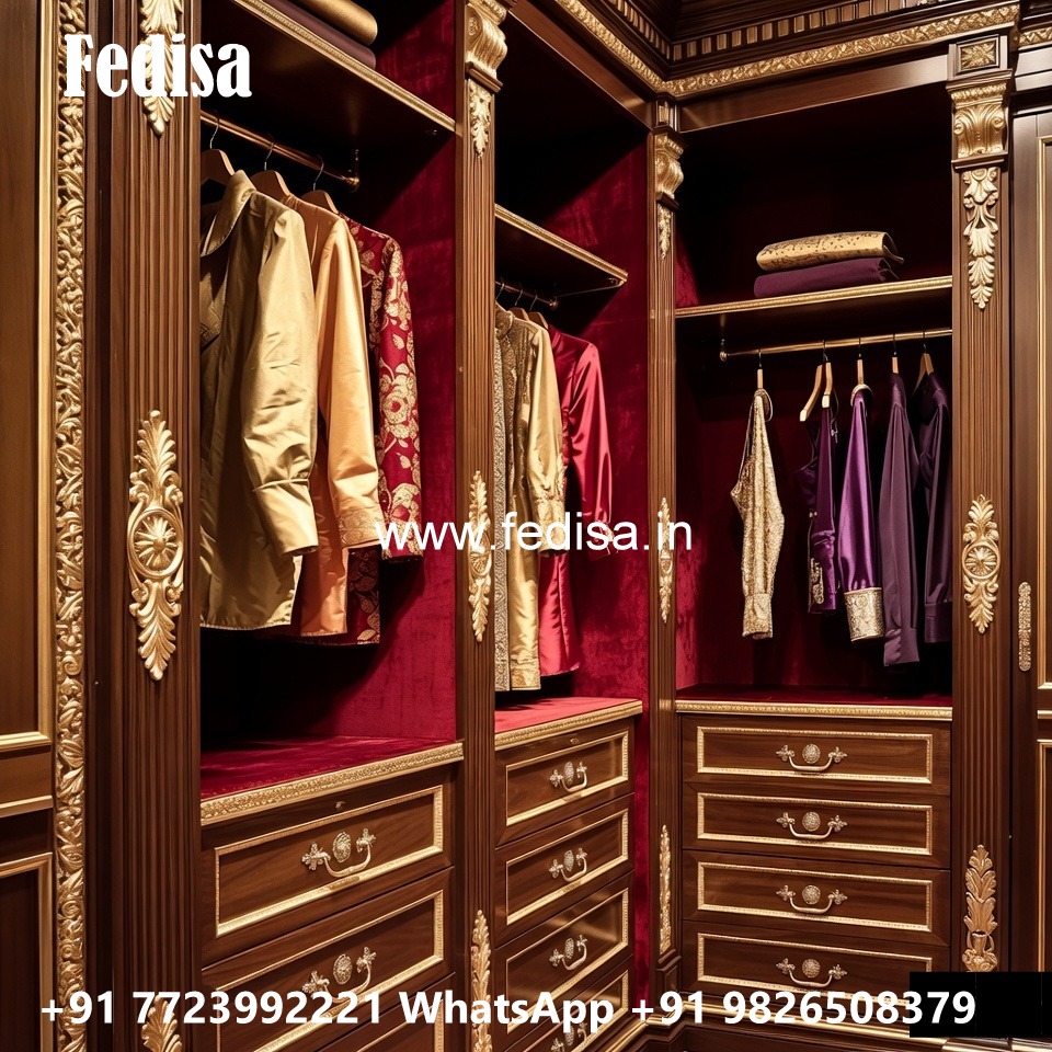 Stylish Wardrobe Design with Luxury Storage Features No-2996