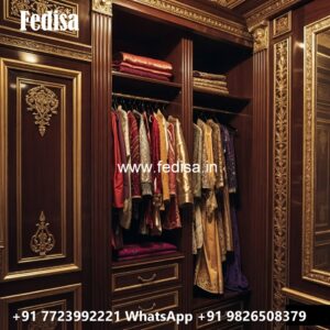Handcrafted Wooden Wardrobe Design Inspiration No-3314