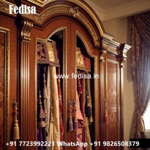 Traditional Closet Design with Rich Finish No-3363