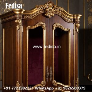 Traditional Wooden Wardrobe with Luxury Finish No-3386