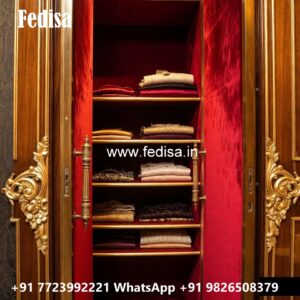 Classic Bedroom Wardrobe with Rich Texture No-3391