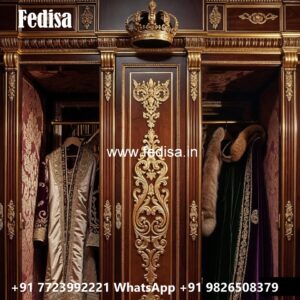 Classic Wooden Wardrobe with Decorative Beauty No-3403