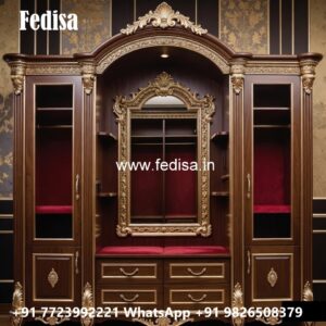 Elegant Closet Design with Wooden Finish No-3406