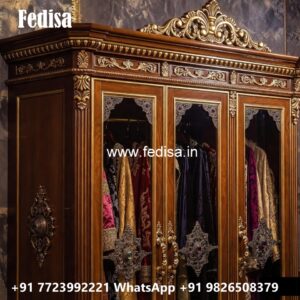 Royal Wardrobe Design with Premium Wood No-3408