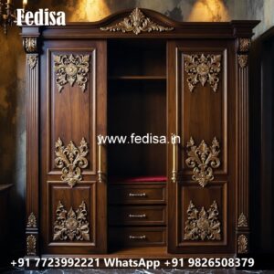 Classic Wardrobe Design for Royal Bedrooms No-3418