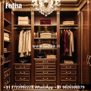 Elegant Wardrobe Design with Handcrafted Beauty No-3425