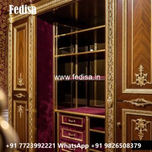 Classic Wardrobe Design with Artistic Finish No-3431