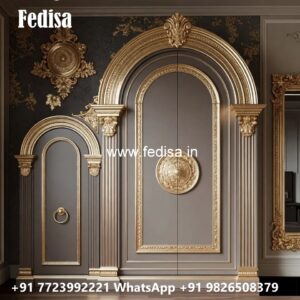 Classic Wardrobe Design with Decorative Accents No-3435