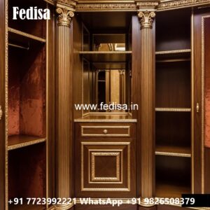 Luxury Closet Design with Vintage Charm No-3437