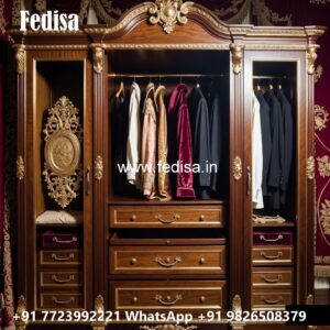 Classic Wardrobe Design with Stylish Storage No-3458