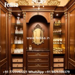 Classic Wooden Wardrobe with Mirror Beauty No-3462