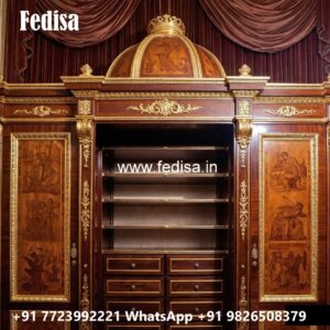 Classic Wardrobe Design with Elegant Shelving No-3466
