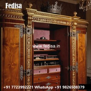 Luxury Classic Wardrobe with Rich Texture No-3469