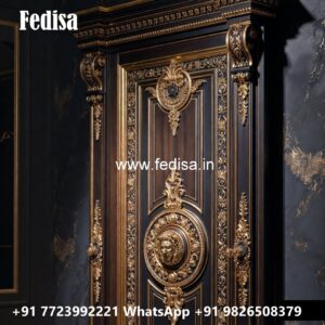 Royal Wardrobe Design with Handcrafted Finish No-3476