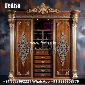 Traditional Bedroom Wardrobe with Decorative Style No-3487