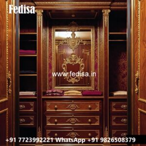 Traditional Wardrobe Design with Rich Craftsmanship No-3493