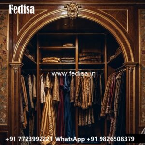 Elegant Bedroom Wardrobe with Rich Finish No-3500