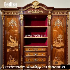 Classic Wardrobe Design with Vintage Luxury No-3501