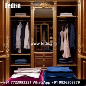 Vintage Wooden Closet with Luxury Touch No-3506