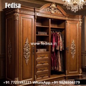 Antique Closet Design with Wooden Craftsmanship No-3515