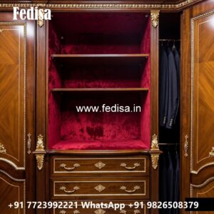Vintage Luxury Wardrobe with Artistic Touch No-3524
