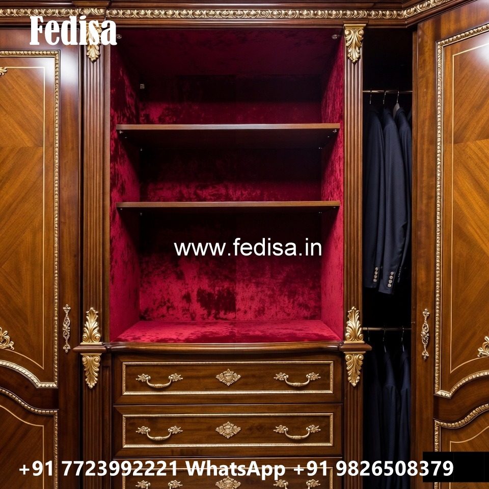 Vintage Luxury Wardrobe with Artistic Touch No-3524