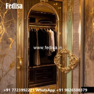 Elegant Wooden Wardrobe with Timeless Charm No-3525