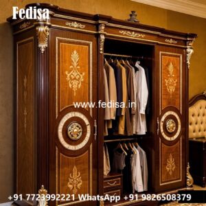 Premium Classic Closet with Wooden Finish No-3529