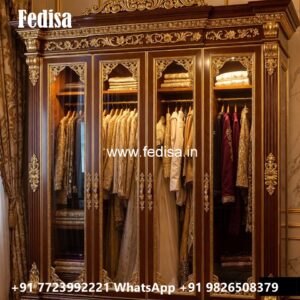 Elegant Antique Wardrobe with Modern Comfort No-3532