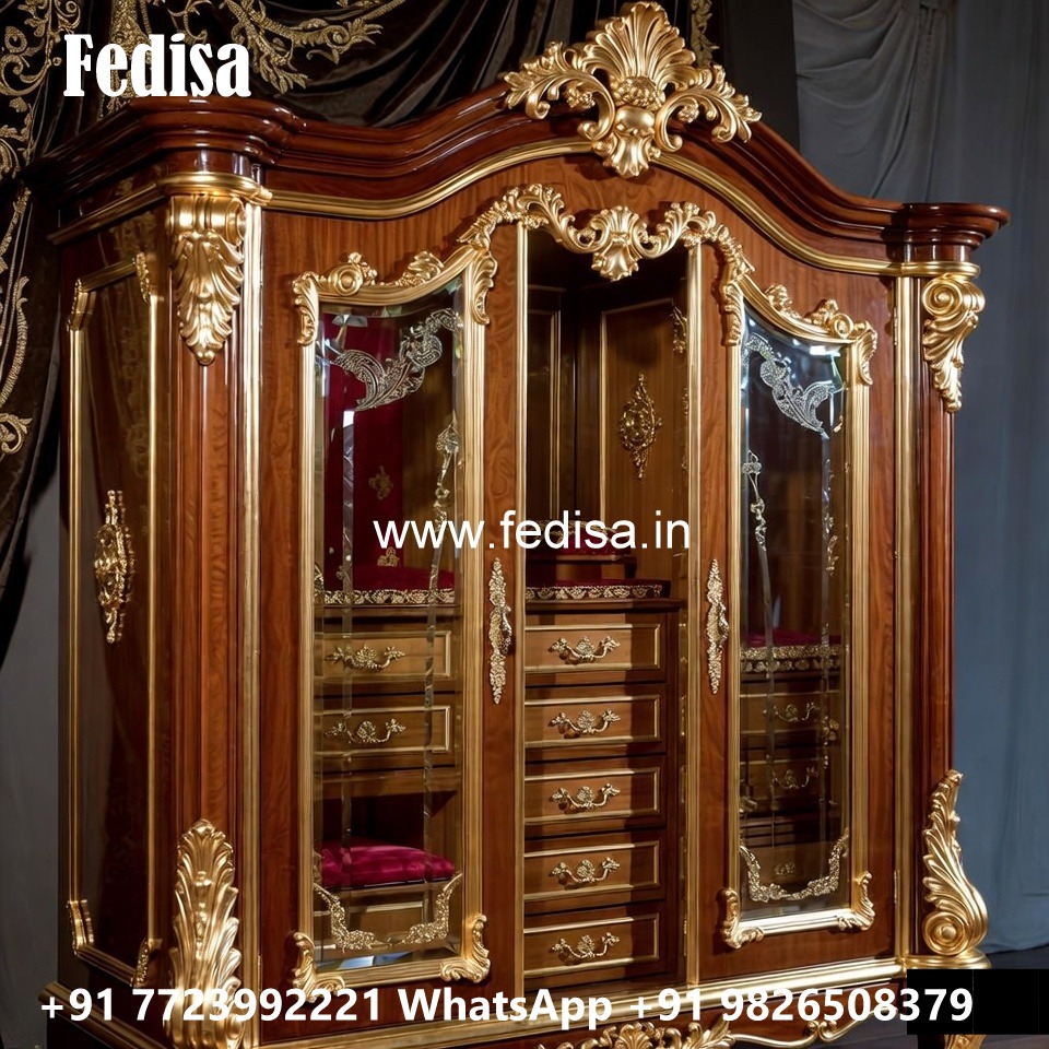 Timeless Wooden Wardrobe with Royal Charm No-3551