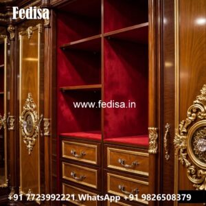 Classic Wardrobe Design with Luxury Mirrors No-3553