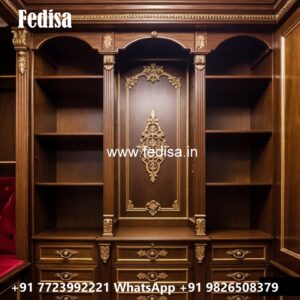 Royal Style Wardrobe with Decorative Finish No-3554